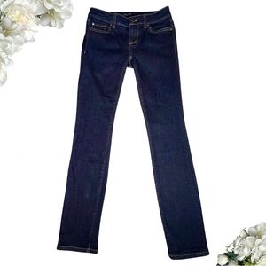 Ann Taylor Jeans Petite The Skinny Modern Fit Dark Indigo Wash Blue 0P XS